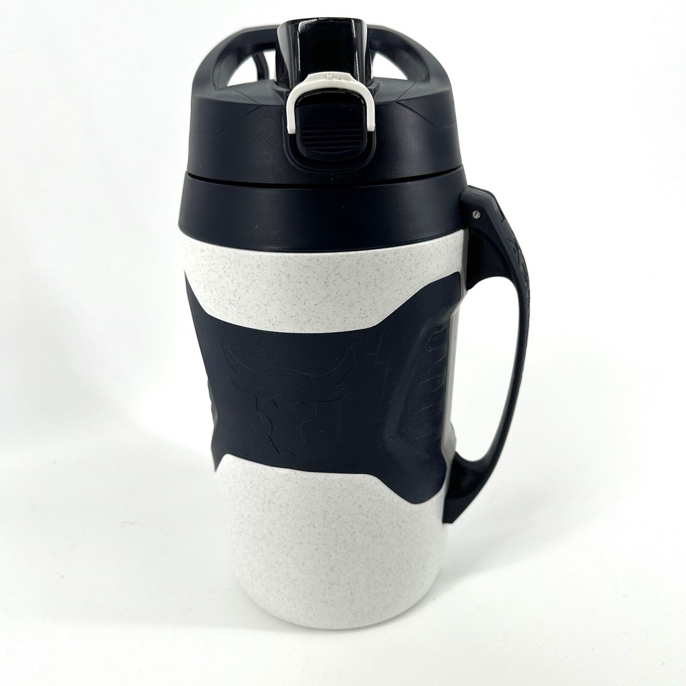 Under Armour The Rock Project Rock 64oz Water Jug Bottle Blue Gray